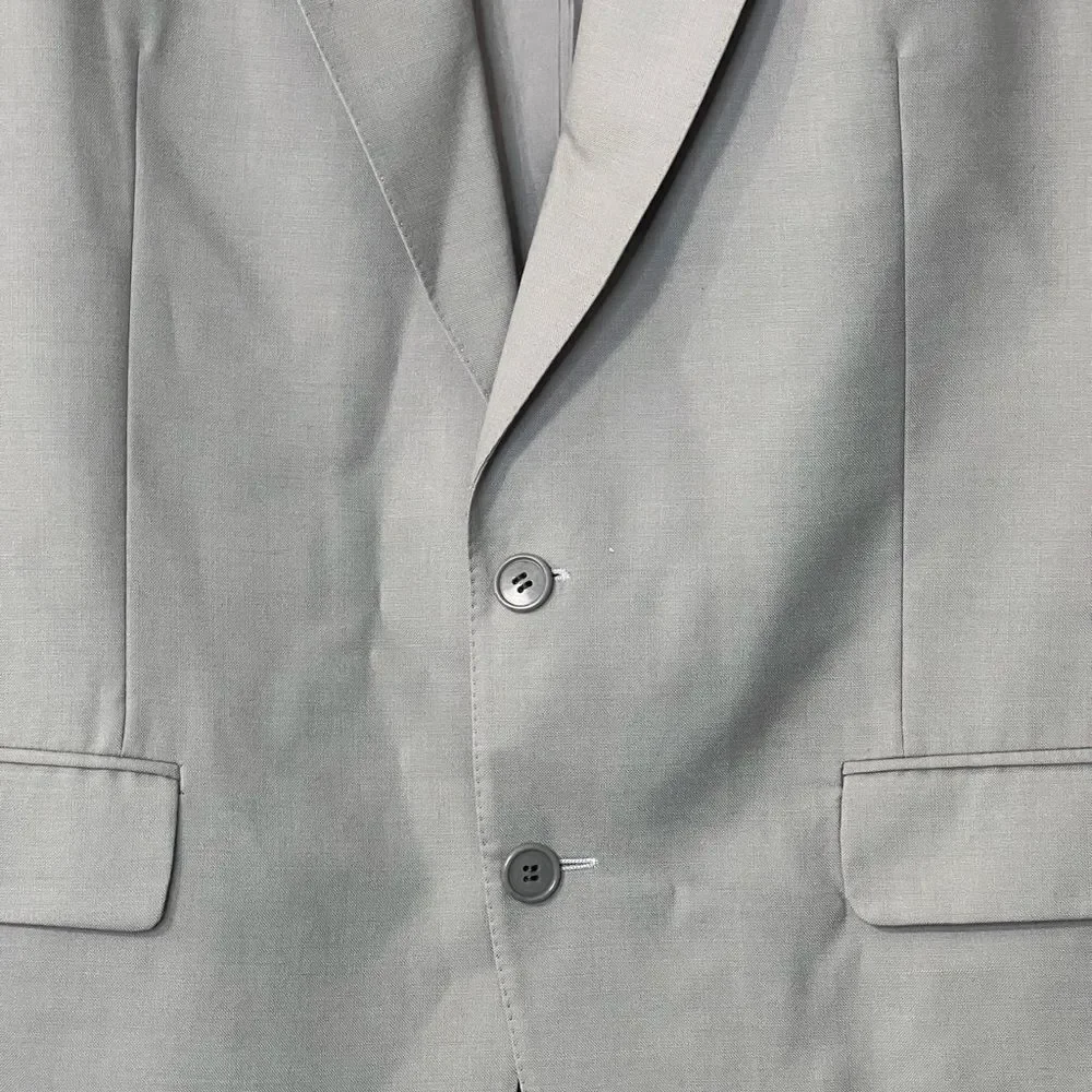 Marciano‎ mens suit jacket sport coat blazer gray 100% wool mens US sz 40-42R